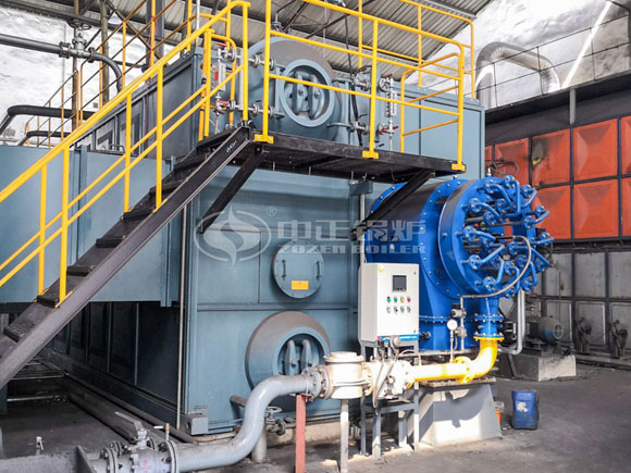 保定锅炉厂20吨SZS系列蒸汽锅炉煤改气项目